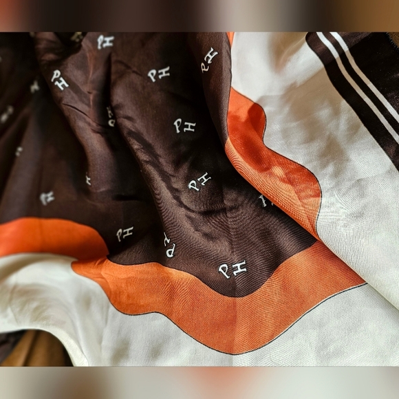 Hermès Look-alike 70s Silk Scarf & Dust Bag - Picture 4 of 8